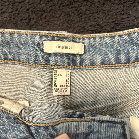 Forever 21 Retro High Rise Distressed Denim Shorts - Picture 9 of 11